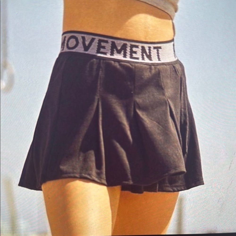 NWT FP Movement by Free People Black Skirt